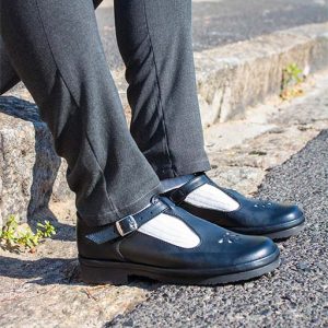 Ladies Grasshoppers, Leather Eureka, Casual Black Babydoll